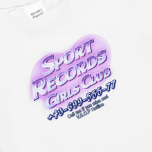 Load image into Gallery viewer, Sportrecords Girls Club Hotline T-Shirt
